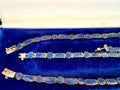 ATLAS 025 smyckesset i 925 sterling silver med äkta lapis lazuli