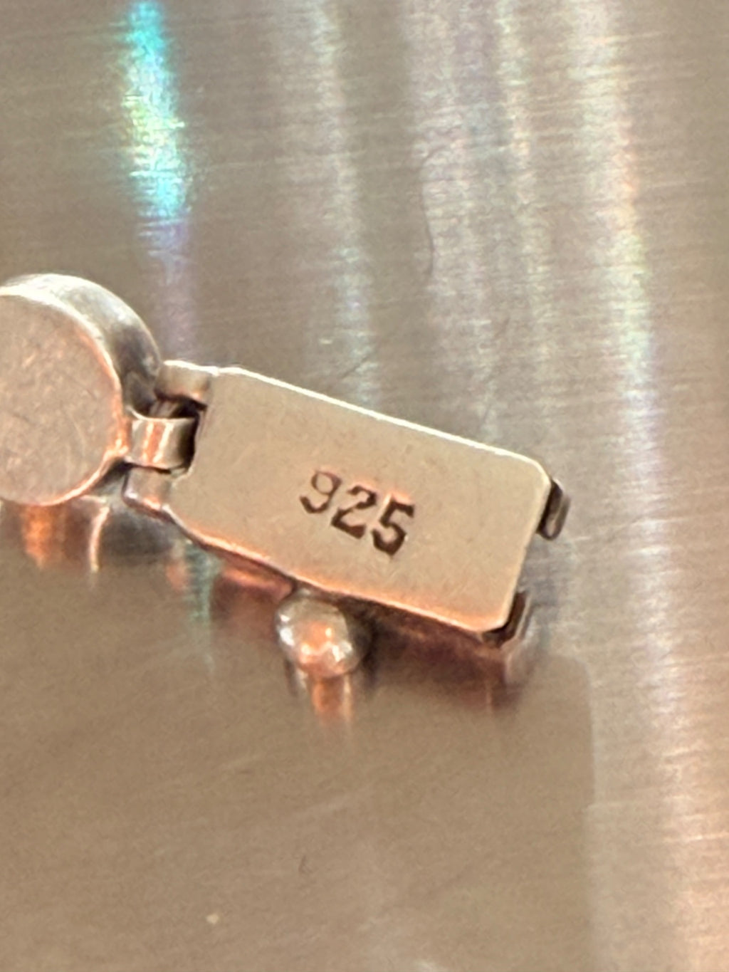 925 stämpel på smyckessetet i sterling silver