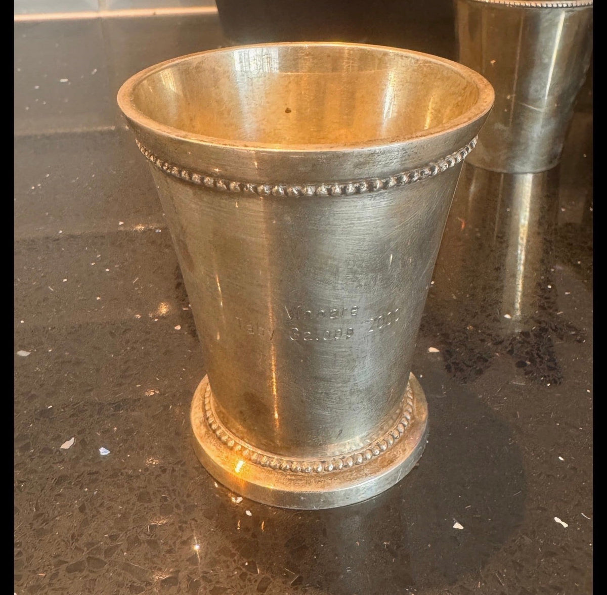 Eric Råström silverbägare framsida